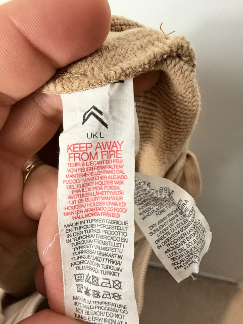 Oner Active Crop 1/4 Zip Sweatshirt and Sweatpants Set Women's Size M/L Tan (D) - Picture 11 of 14